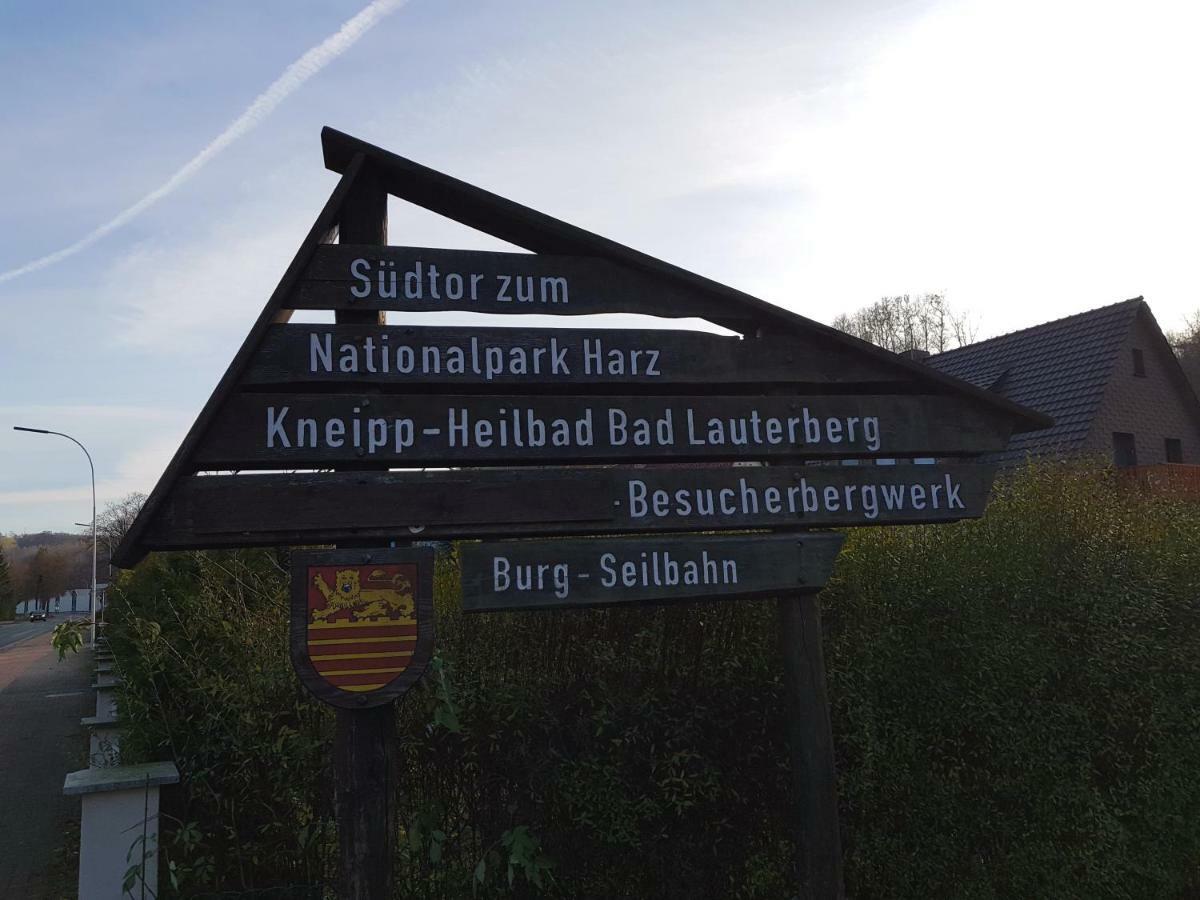 Ferienwohnung HAGEBUTZE mit Sauna und Schwimmbad Bad Lauterberg im Harz Exterior foto